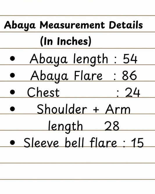 Floral & Lattice V-Neck Abaya | Flowy Silk Chiffon with Bell Sleeves