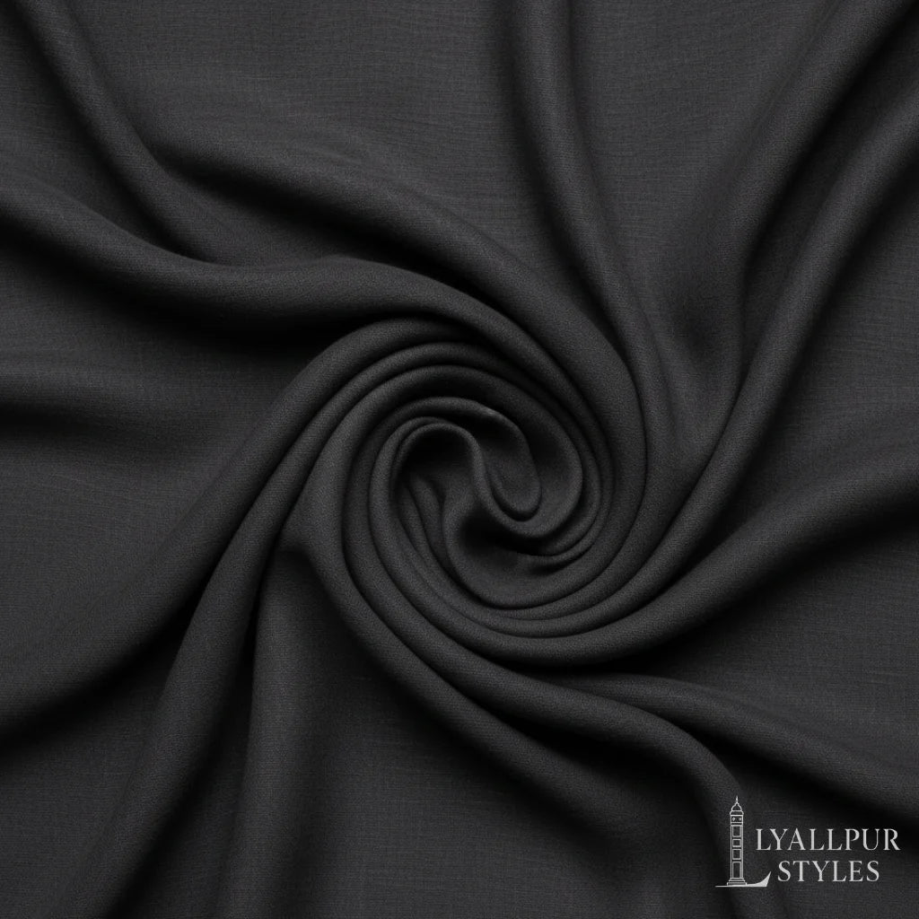 Solid Georgette Hijab – Matte, Non-Slippery Finish | 73 x 30 Inches