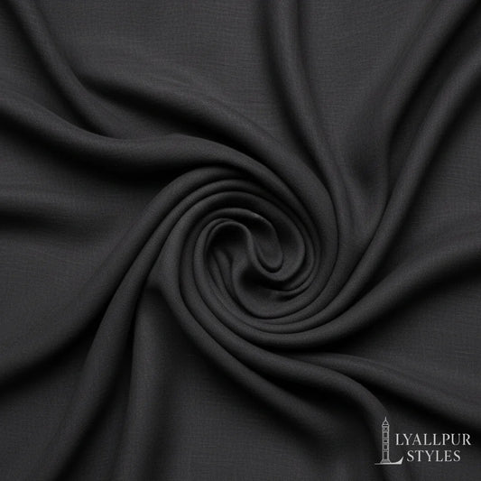 Solid Georgette Hijab – Matte, Non-Slippery Finish | 73 x 30 Inches
