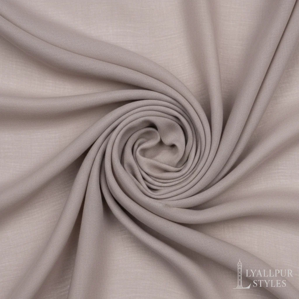 Solid Georgette Hijab – Matte, Non-Slippery Finish | 73 x 30 Inches